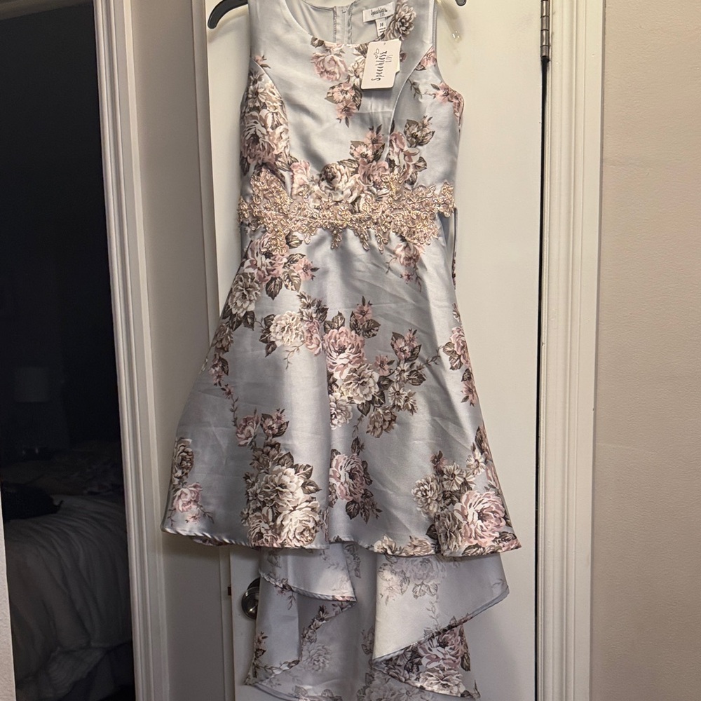 Floral Sleeveless Kids Dress